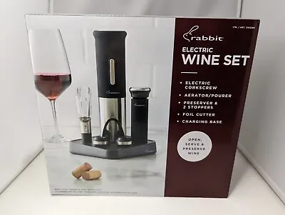 Rabbit 7 Pieces Electric Wine Set New And Sealed Never Opened • $19.99