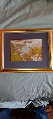 Francis J McCarthy Oil Painting On Paper Signed. Titled Marsh Grasses. • $200