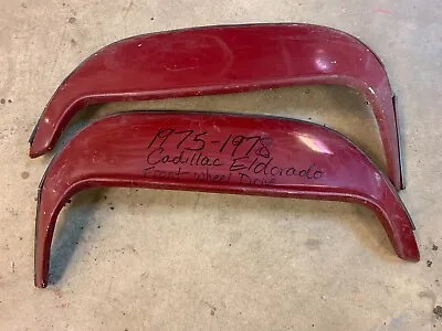$375.78 • Buy 1975 1976 1977 1978 Cadillac Fender Skirts Eldorado Fibreglass Aftermarket Pair