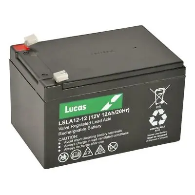 £29.50 • Buy Kung Long WP12-12 Replacement 12V 12Ah Rechargeable Battery