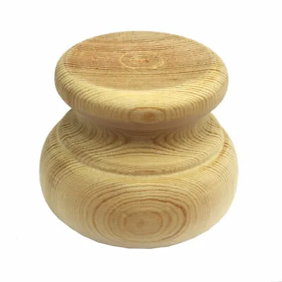 £7.48 • Buy SET OF FOUR Small Wooden Pine Moulded Bun Feet, 66mm Diameter 56mm High Foot