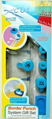 £4.99 • Buy  Xcut Border Punch System Gift Set 4 Punches Shoe Champagne Cake Flower