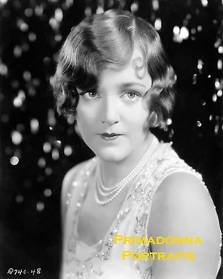 MILDRED LLOYD DAVIS 8X10 Lab Photo B&W 1920s PEARL SHIMMERING GRACE PORTRAIT • $14.99