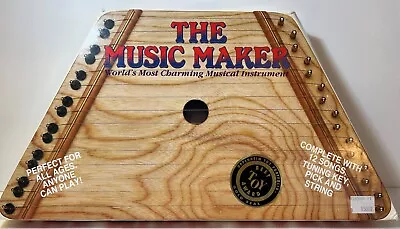 Vintage Nepenenoyka THE MUSIC MAKER Lap Harp Musical Instrument W/box And Songs. • $21.24