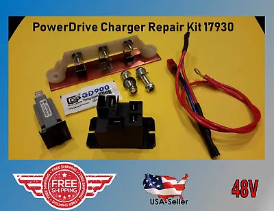 $24.99 • Buy Club Car PowerDrive Battery Charger Repair Kit Golf Cart  48 V  # 17930 & 17935