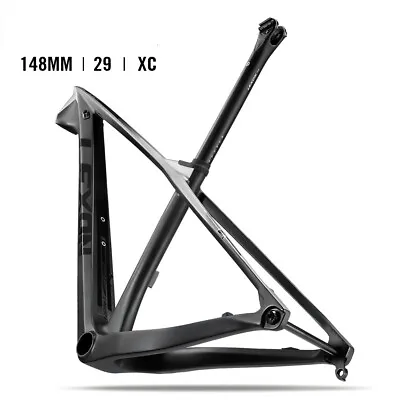 2023 Carbon MTB Frame 29er Plus 148*12mm Carbon Bicycle Frameset 15/17/19inch • $988.28