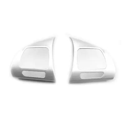 Silver Steering Wheel Button Trim Cover For VW Golf 6 Passat B7 Tiguan Jetta MK6 • $8.99