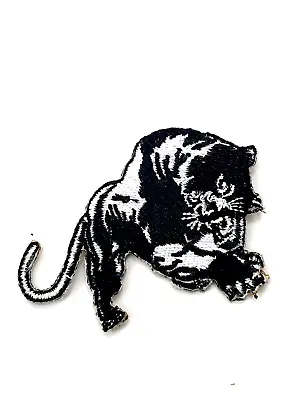 PANTHER Patch Animals Embroidered Iron/Sew Kids Jacket Jeans Cartoon Badge • £2.79