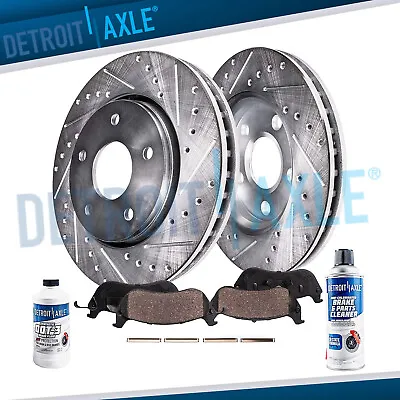 Front Drilled Brake Rotors + Ceramic Pads For Mercedes Benz ML320 ML350 ML430 • $96.59