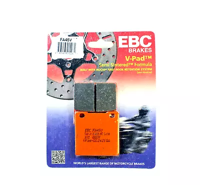 EBC FA45V Brake Pad Semi Sintered V Pads For Motorcycle - 1 Pair • $34.12