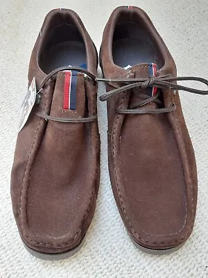 Lambretta Woodstock Loafer Dark Brown Suede Shoe Size 11 - New With Tags • £20