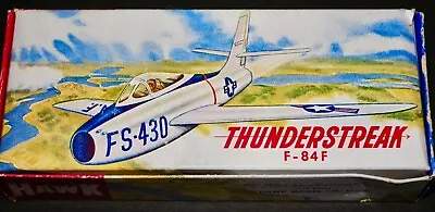 Vintage Early Issue  Flip Box  Hawk Kit No 606 F-84f Thunderstreak Jet Model Kit • $34.99