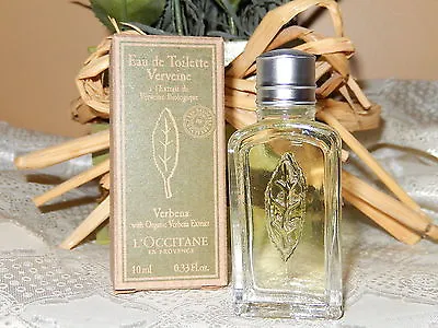 L'OCCITANE VERVEINE EDT W/Organic Verbena Extract Purse Size 10 Ml/.33 Fl Oz NIB • $14.99