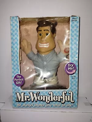 Mr Wonderful 13  Talking Plush Doll 16 Phrase Novelty Gag Gift Perfect Husband • $17.99