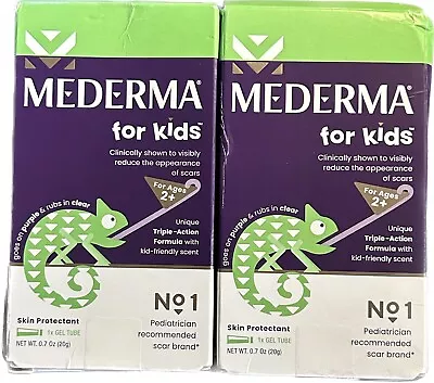 Mederma For Kids- Reduce The Appearance Of Scars Skin Protectant 0.7oz LOT OF 2 • $21.95