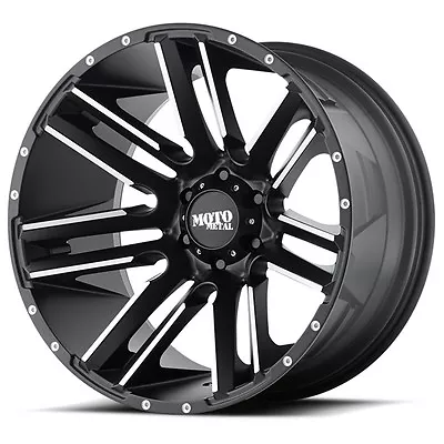 20 Inch Black Wheels Rims  FOR Jeep Wrangler JK Moto Metal MO978 20x10  • $351