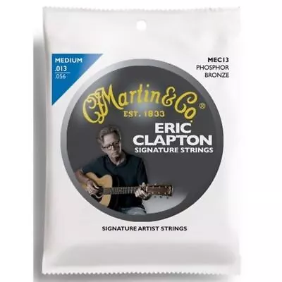 Martin MEC13 Eric Clapton's Choice Signature Acoustic Guitar Strings Medium • $10.95