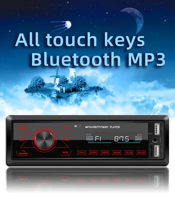 Bluetooth Vintage Car FM Radio MP3 Player USB Classic Stereo Audio Receiver AUX • $32.21