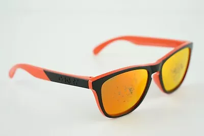 Oakley Frogskins Red Black 50/50 PRIZM Torch Sunglasses! • $59