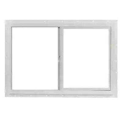 35.5 X 23.5 In Utility Left Hand Single Slider Vinyl Window Double Pane Glass • $148.50