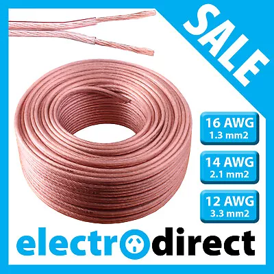 $19.95 • Buy Speaker Cable HIFI Home Theatre Cord Car Audio Caravan Boat – Lifetime Warranty