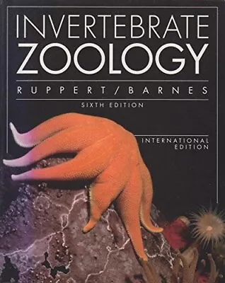 Invertebrate Zoology By Ruppert Edward E. Paperback Book The Cheap Fast Free • £18.69