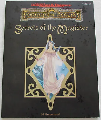 Secrets Of The Magister Forgotten Realms Advanced Dungeons And Dragons TSR 11430 • $29.95