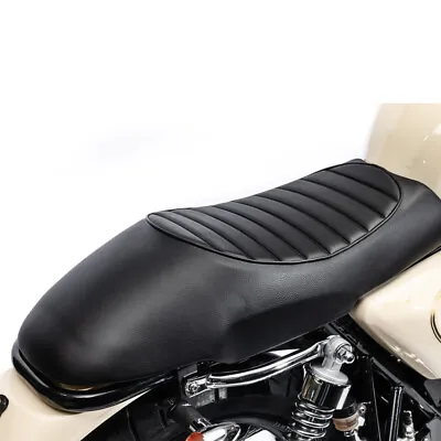 Universal Retro Motorcycle Hump Cafe Racer Seat Black For Honda Yamaha Kawasaki • $34.73