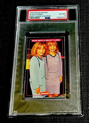 Olsen Twins Rookie Rare 1999 Nickelodeon Mary-kate & Ashley Pop 1 Psa 6 • £289.54