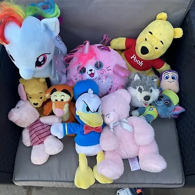 £2.99 • Buy Bundle Of Soft Toys Plush Cuddly Toys Winnie The Pooh My Little Pony Etc