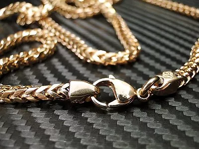 Mens 316 Yellow Stainless Steel Franco/box Cuban Curb Link Chain 36 Inch 3.5mm • $49.99