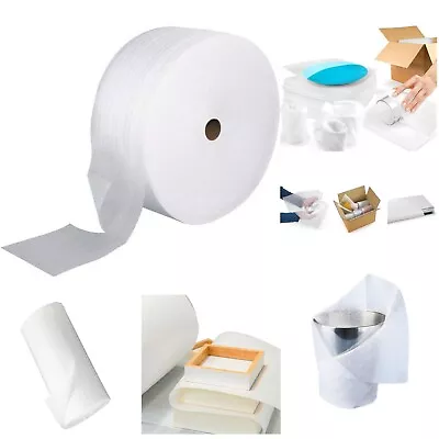 Jiffy Foam Wrap Roll Packing Moving Wrap Packaging Floor Underlay - 500mm 750mm • £13.50