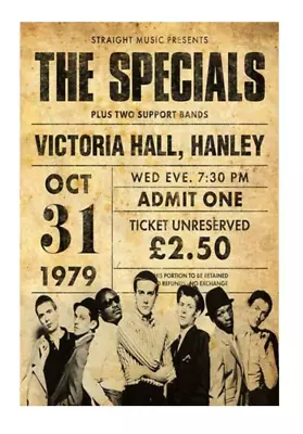 £4.99 • Buy Metal Tin Signs The Specials Vintage Retro Home Man Cave Garage Shed Music Pub
