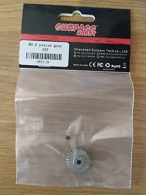 £5.50 • Buy Rc Car Buggy 0.6 Module Pinion 29T  Pinion 29 Tooth