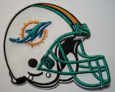 Miami Dolphins~Embroidered PATCH~@ 3 1/2  X 3 1/4 ~Iron Or Sew On~NFL • $4.75