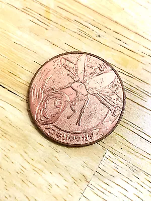 Prosopocoilus Inclinatus MUSHIKING Metal Coin Bronz Color  From Japan K-3 • $20