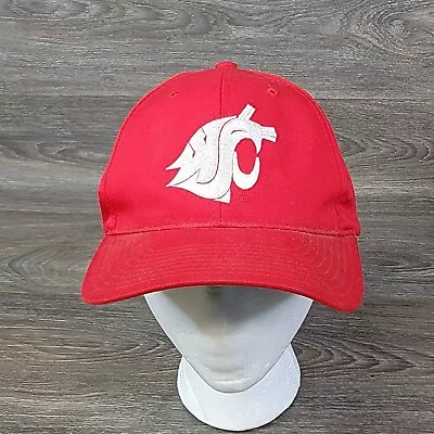 Washington State Cougars Annco WSU Cap Hat Snapback Adjustable Red College NCAA • $367.29