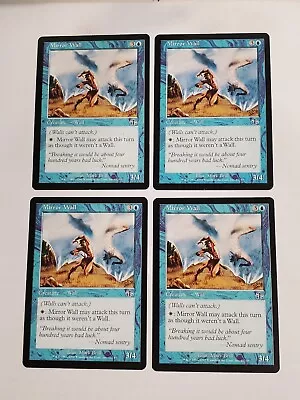 MTG Playset 4x Mirror Wall (Judgement/Blue/C) - BGM • $2.12