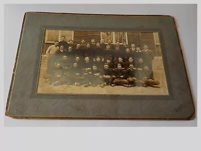 Vintage Undated Michigan City School Indiana  Football Team Photo 13 X 9 1/2 • $12