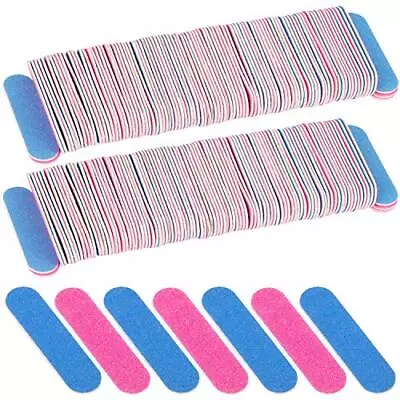 300 Pcs Mini Nail Files Double Sided Disposable Emery Boards Manicure Pedicure  • $18.21