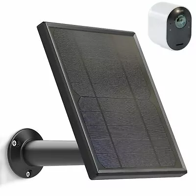 £28.79 • Buy 6W 6V Solar Panel Charging For Arlo Ultra/ Ultra 2/ Pro 3/ Pro 4/ Go 2/ PRO 5S