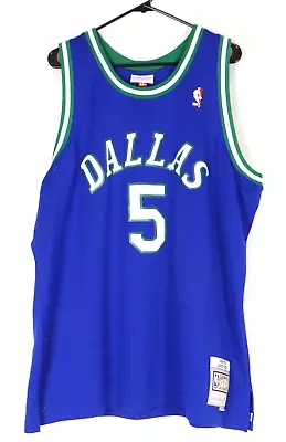 Dallas Mavericks 1994-95 Jason Kidd #5 Mitchell & Ness Swingman Road Jersey 2XL • $27.66