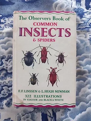 Observer's Book Of Common British Insects And Spiders 1960 Edition  • £4.99