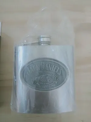 Jack Daniels Old No 7 Hip Flask Unused In Box • $12
