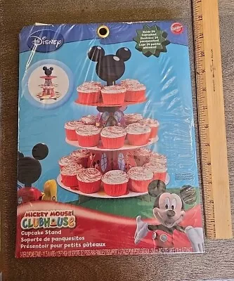 Mickey Mouse Clubhouse Cupcake Stand NEW *Holds 24 Cupcakes* See Pics & Descript • $17.99