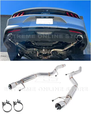 For 15-Up Mustang 2.3L Ecoboost 3.7L V6 | Extreme Muffler 4  Axle Back Exhaust  • $329.98