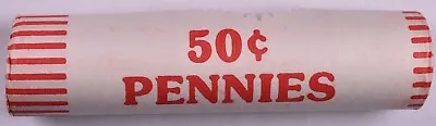 1984 Lincoln Memorial Penny Cent - BU 50 Coin Roll  • $14.99