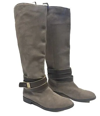 Victoria’s Secret Tall Suede Knee High Riding Boots Women’s Size 6 • $37.50