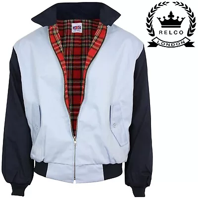 £34.99 • Buy Relco Sky Navy 50's Style Rockabilly Harrington Jacket 