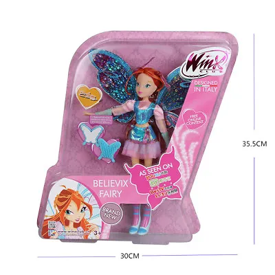 Newest Winx Club Believix Bloom Fairy Doll Colorful Girl Action Figures Doll • $33.90